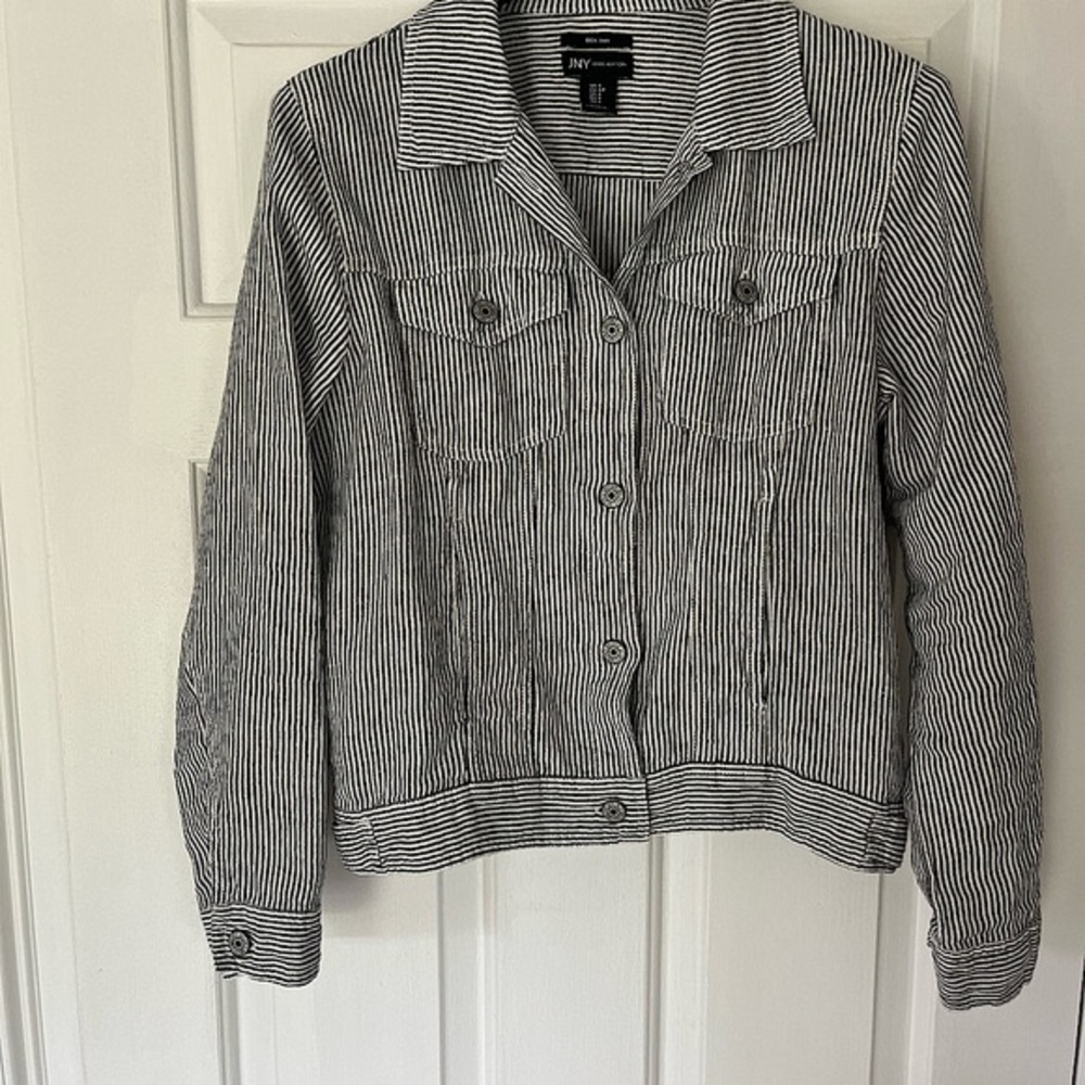 Linen “Jean” Jacket By Jones New York